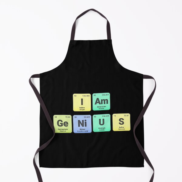 Item preview, I am genius, Periodic Table Elements, Personalized Chemistry Design, Science Gift for Nerds & Students designed and sold by chipmuckdesignn.