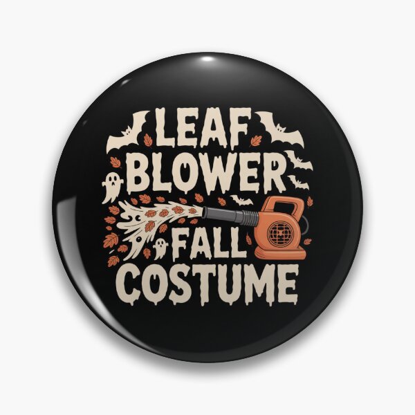 Item preview, Spooky Leaf Blower Fall Costume T-Shirt – Funny Halloween Ghost and Bat Design designed and sold by GlessedUp.