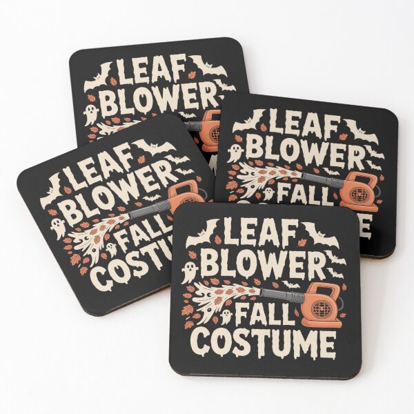 Item preview, Spooky Leaf Blower Fall Costume T-Shirt – Funny Halloween Ghost and Bat Design designed and sold by GlessedUp.