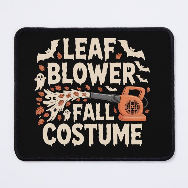 Item preview, Spooky Leaf Blower Fall Costume T-Shirt – Funny Halloween Ghost and Bat Design designed and sold by GlessedUp.