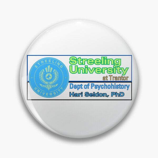 Item preview, Hari Seldon Badge designed and sold by Proptaku.
