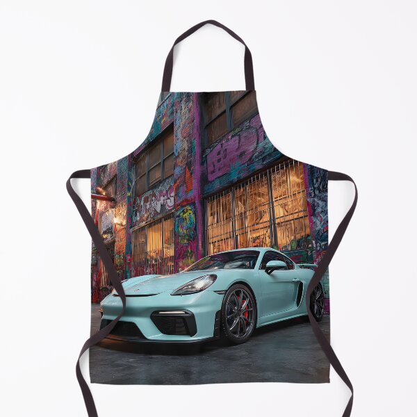 Item preview, Porsche 718 Cayman GT4 Vibrant Modern Art Print designed and sold by AutoPopStudio.