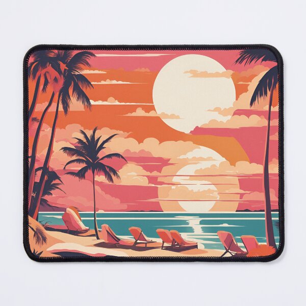 Item preview, Vintage beach Wall Art designed and sold by RisingWolfStudio.