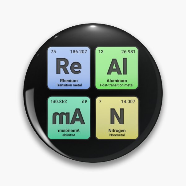Artikelvorschau, Echter Mann, Periodensystemelemente, personalisiertes Chemiedesign, Wissenschaftsgeschenk für Nerds & Studenten entworfen und verkauft von chipmuckdesignn.
