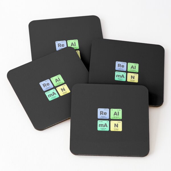 Item preview, Real Man,  Periodic Table Elements, Personalized Chemistry Design, Science Gift for Nerds & Students designed and sold by chipmuckdesignn.