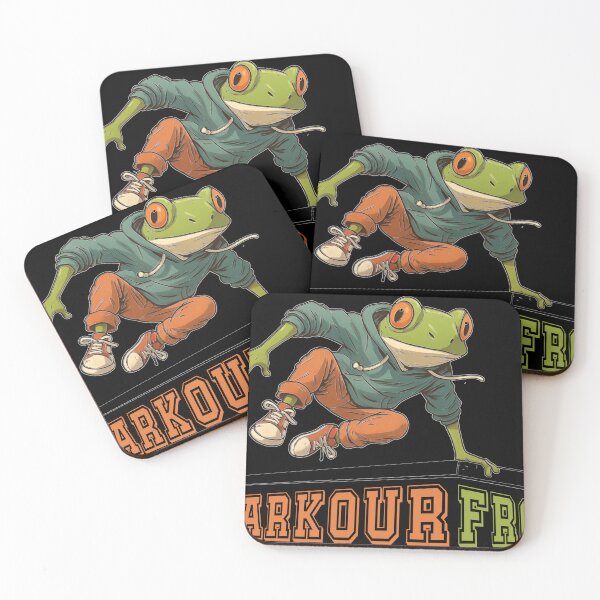 Item preview, Parkour Frog – Urban Jump Energy designed and sold by SportsShift.
