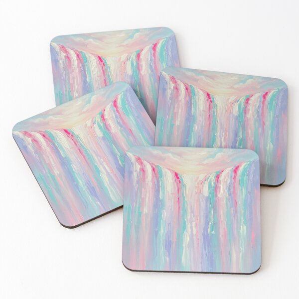 Item preview, Soft Pink Abstract Waterfall designed and sold by scicilysimonee.