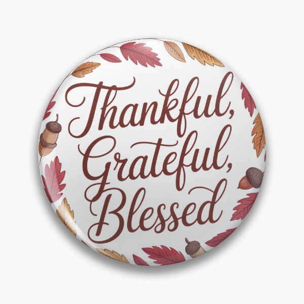 Item preview, Thankful, Grateful, Blessed designed and sold by Ammar Studio.