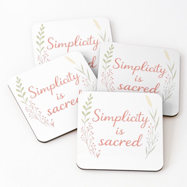 Item preview, Simplicity Is Sacred designed and sold by MiLaKK.