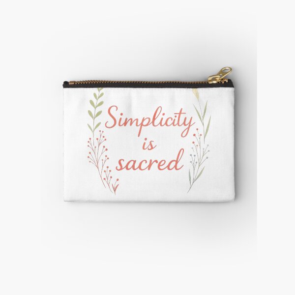 Item preview, Simplicity Is Sacred designed and sold by MiLaKK.