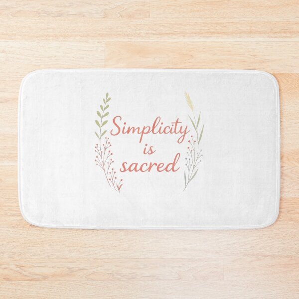 Item preview, Simplicity Is Sacred designed and sold by MiLaKK.