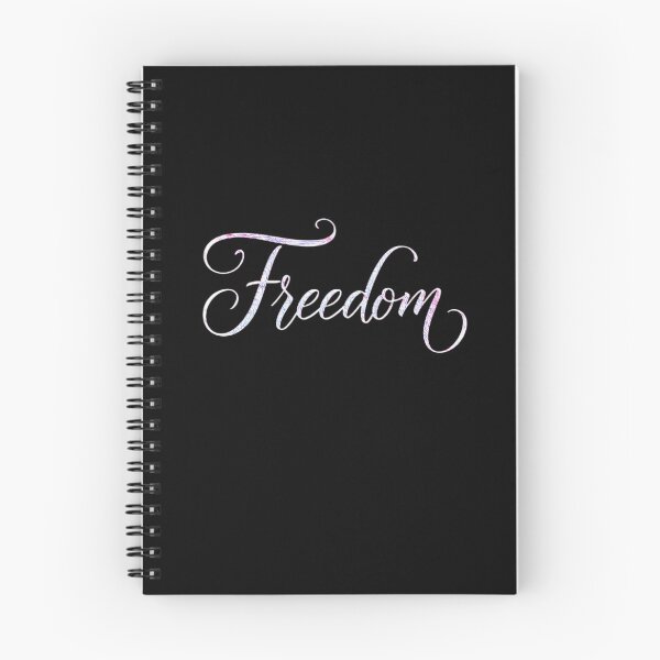 Item preview, Freedom Calligraphy Word Art – Pastel Marble Script  designed and sold by creativerooney.