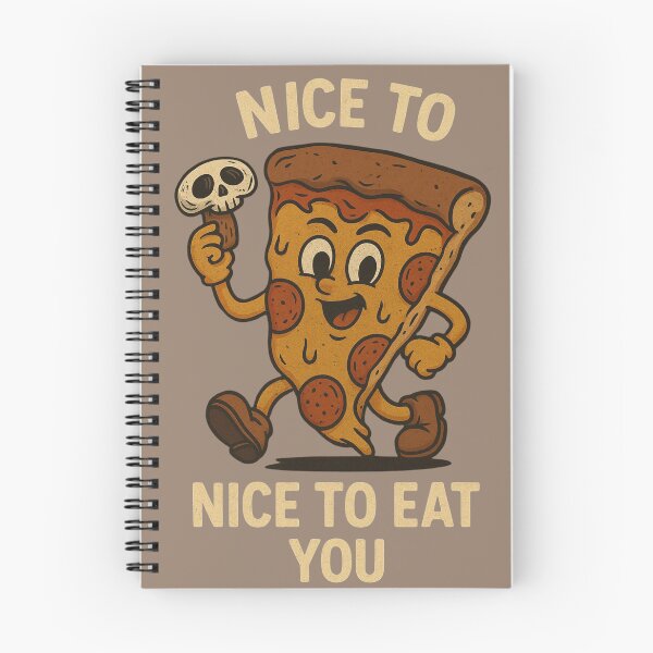 Item preview, Skull Mushrooom Pizza Slice - Spooky Food Humor  designed and sold by erbens07.