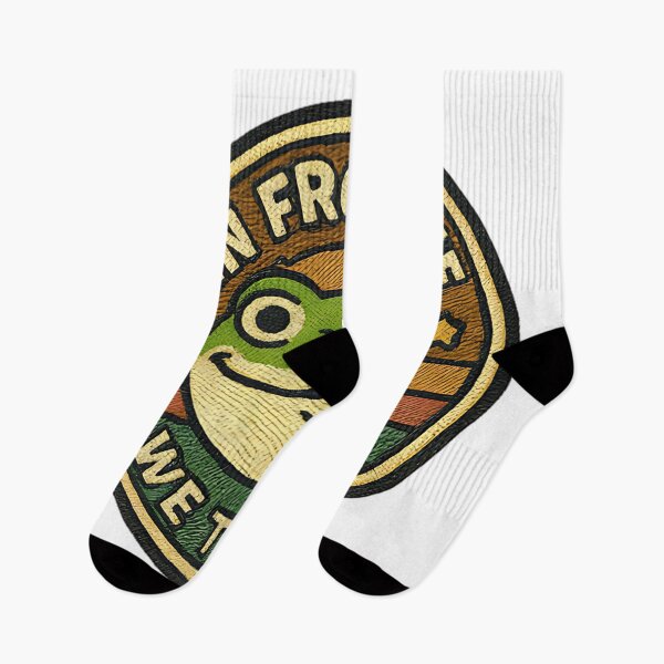 Item preview, In Frog We Trust funny frog lover design retro vintage amphibian humor quote designed and sold by ArtDesignTp.