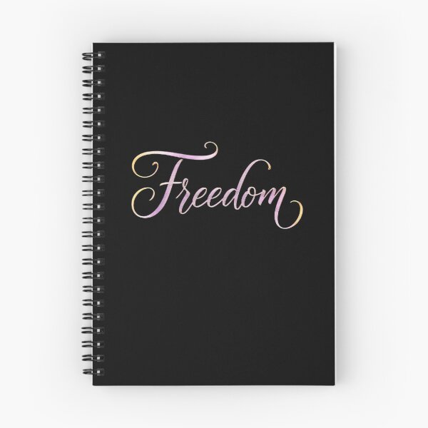 Item preview, Freedom Calligraphy – Pastel Gradient Script Typography designed and sold by creativerooney.