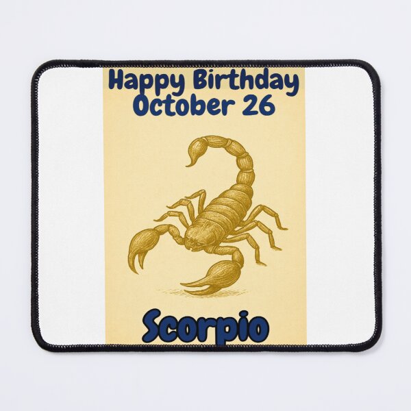 Item preview, Birthday Zodiac Sign – October 26 designed and sold by ariksworld.
