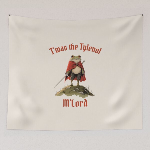 Item preview, Twas the Tylenol M’Lord Shirt, Funny Pro Science Meme Tee, Anti RFK Jr Frog Liberal Shirt designed and sold by Dutenarafi.