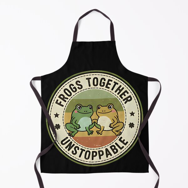 Item preview, Frogs Together Unstoppable friendship unity frog lover cute amphibian art designed and sold by ArtDesignTp.