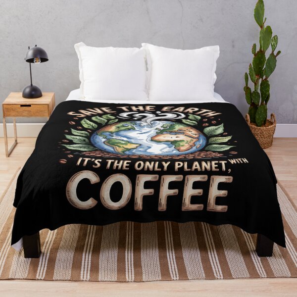 Item preview, save the earth - coffee lover - caffeine addict - eco friendly - planet earth - environmental awareness - sustainability - coffee and planet - eco lifestyle - climate change - green living designed and sold by JansenGS.