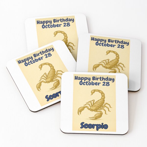 Item preview, Birthday Zodiac Sign – October 28 designed and sold by ariksworld.