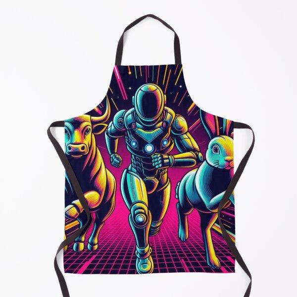 Item preview, robot,bunny and bull running designed and sold by Dogandesighn.