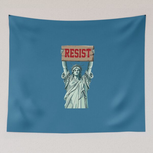 Item preview, Statue of Liberty Resist Shirt, Feminist Protest Tee, Pro Democracy Equality Graphic T-shirt designed and sold by Dutenarafi.