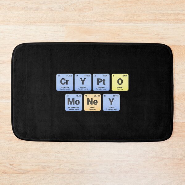 Item preview, Crypto Money,  Periodic Table Elements, Personalized Chemistry Design, Science Gift for Nerds & Students designed and sold by chipmuckdesignn.