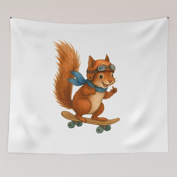 Item preview, Skateboarding Squirrel designed and sold by DariaOltes.