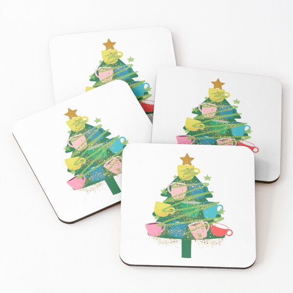 Item preview, Coffee Christmas Tree Modern designed and sold by P9Designs.