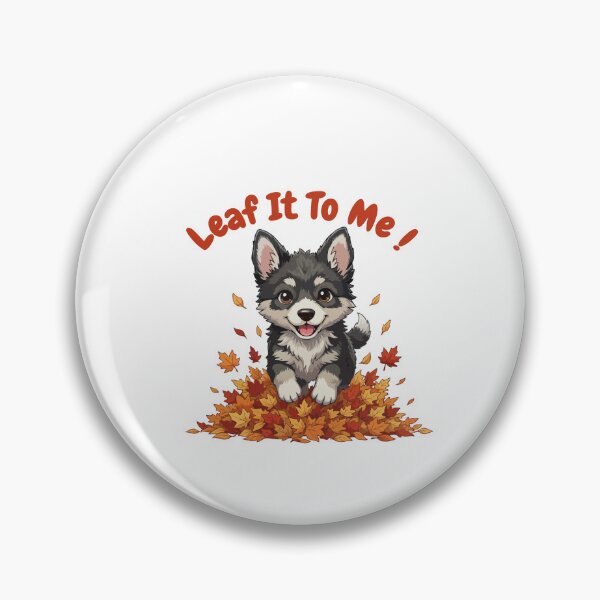 Artikelvorschau, Leaf It To Me Greyster Hund läuft in Herbstblättern süßer Herbst entworfen und verkauft von The Real Life Symphony.