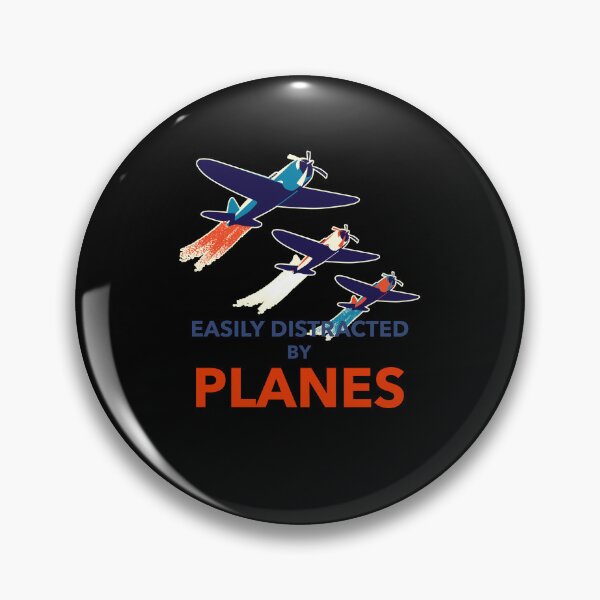Item preview, Easily distracted by planes funny pilot | aviatior designed and sold by snowry.