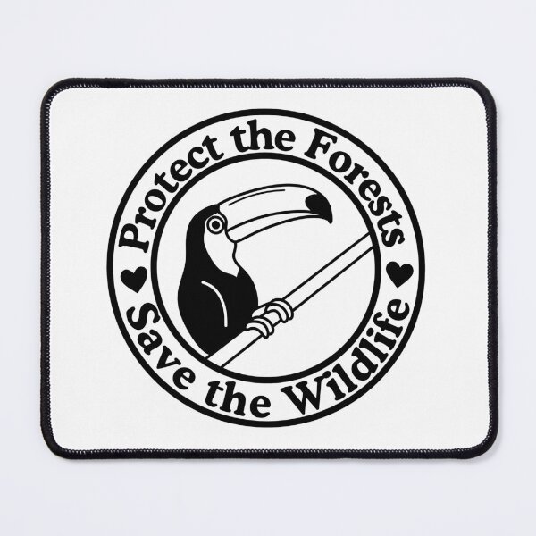 Item preview, Protect the Forest, Save the Wildlife designed and sold by HannahReeStudio.