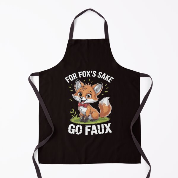 Item preview, Animal Welfare FOR FOX'S SAKE GO FAUX Funny Animal Rights designed and sold by LeeEvans222.