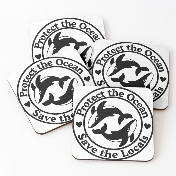 Item preview, Protect the Ocean, Save the Locals designed and sold by HannahReeStudio.