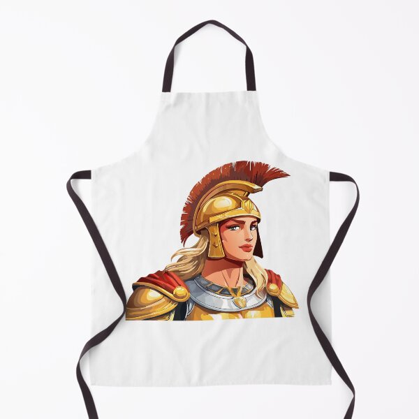 Item preview, Greek warrior woman profile in classical, Ancient Greek goddess Athena Pallas with in a helmet designed and sold by Danler.