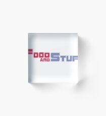 Food and Stuff Parks & Recreation Acrylic Block