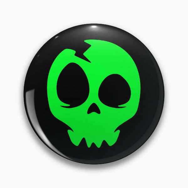 Item preview, SKULLY - NEON GREEN LOGO designed and sold by Skully Wears.