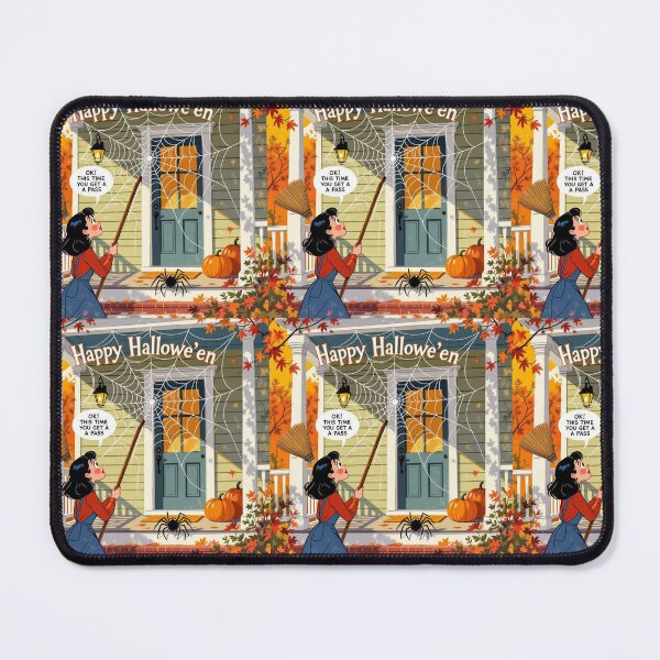 Item preview, Friendly Spider Message – Cute Whimsical Cartoon Design designed and sold by WhimsyByPaul.redbubble.com.