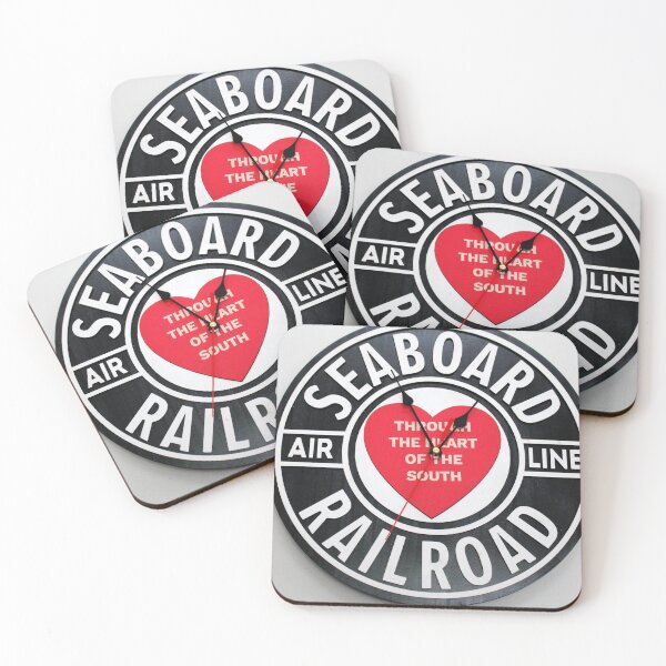 Item preview, Seaboard Railroad Clock Design designed and sold by Cynthia48.