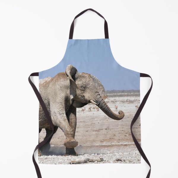 Item preview, Dust-Step — African Elephant Crossing the Pan, Africa designed and sold by DavideAntoniani.