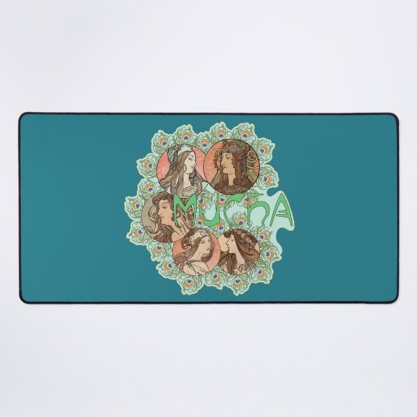 Item preview, Collage Art Nouveau de Alphonse Mucha designed and sold by Tridentulus.