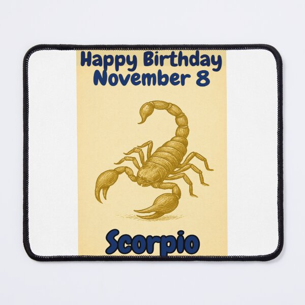 Item preview, Birthday Zodiac Sign – November 8 designed and sold by ariksworld.