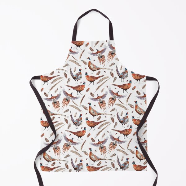 Item preview, Pheasants and Feathers Pattern designed and sold by Hide&Quill.