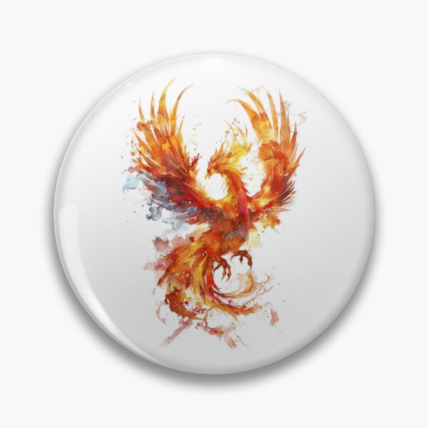Item preview, Phoenix – The Eternal Flame of Rebirth designed and sold by AlexLineArt.
