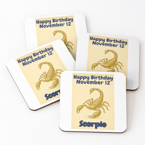 Item preview, Birthday Zodiac Sign – November 12 designed and sold by ariksworld.