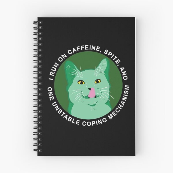 Item preview, Caffeine and Spite Round designed and sold by Starving Scientist.