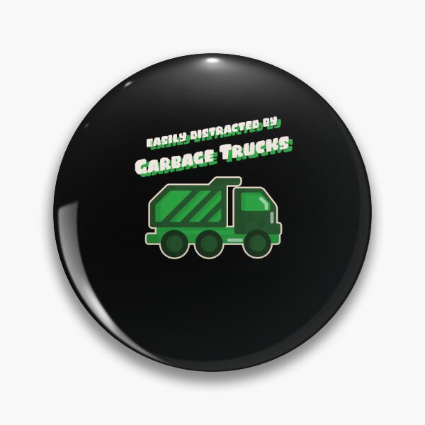 Item preview, Easily Distracted by Garbage Trucks funny kids garbage truck designed and sold by snowry.