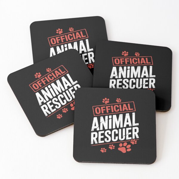 Item preview, Animal Welfare OFFICIAL ANIMAL RESCUER Funny Animal Rights designed and sold by LeeEvans222.
