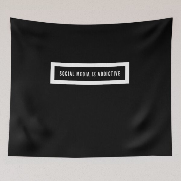 Item preview, social media is addictive anti social media designed and sold by snowry.