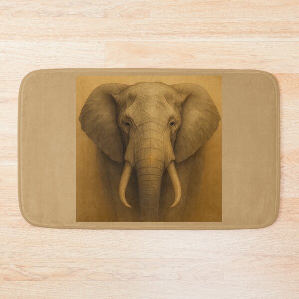Item preview, GeoRealism Elephant — Wisdom in Structure designed and sold by GeoWild Designs.